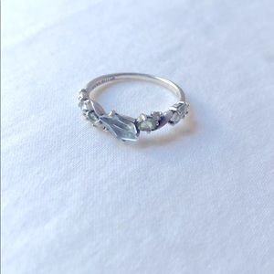 Alexis Bittar Silver Gemstone Ring